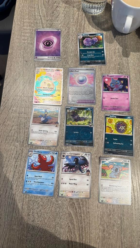 Pokemon kaarten, Ophalen of Verzenden, Zo goed als nieuw