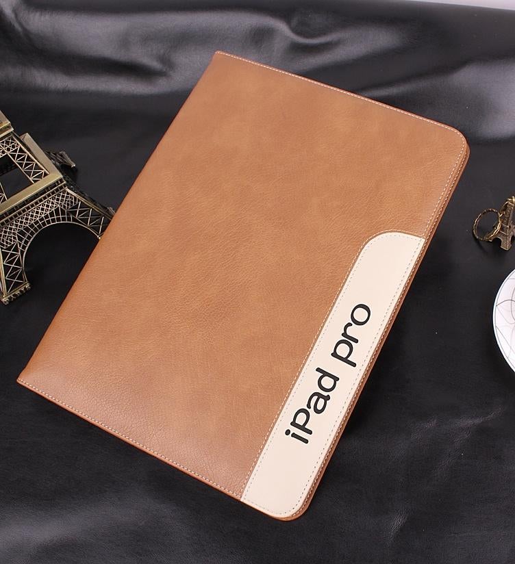 Smart Hoes voor iPad Pro 9.7 / iPad 2017/2018 9.7-inch Khaki, 10 inch, Nieuw, Bescherming voor- en achterkant, Ophalen of Verzenden
