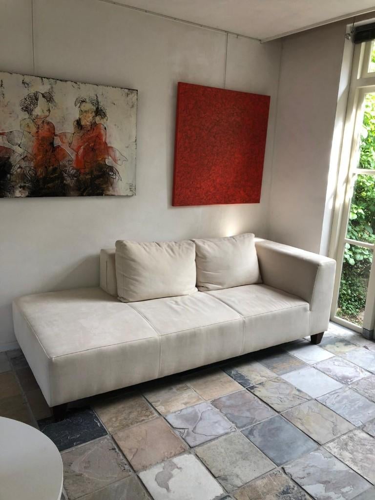 Machalke Crack lounge bank 220 x 100, Ophalen, Gebruikt, Driepersoons, Stof