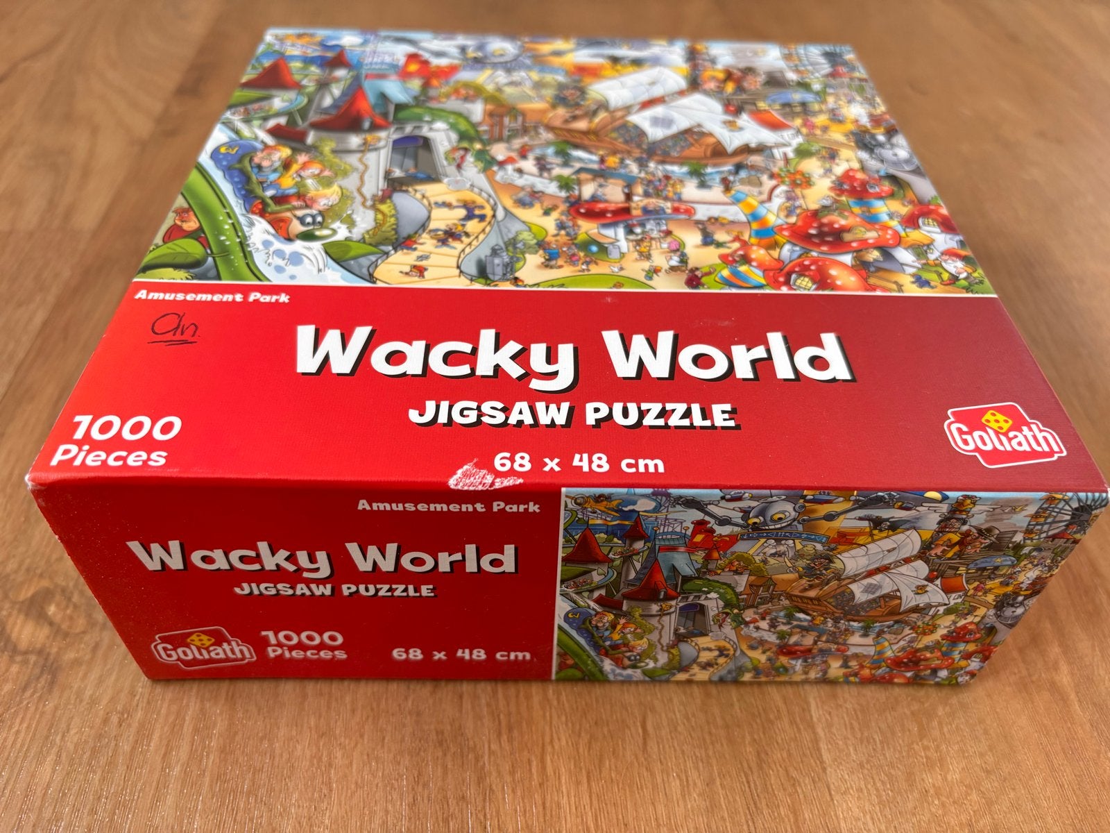 Wacky World Jigsaw Puzzle 1000 stukjes Goliath, Ophalen of Verzenden, 500 t/m 1500 stukjes, Zo goed als nieuw, Legpuzzel