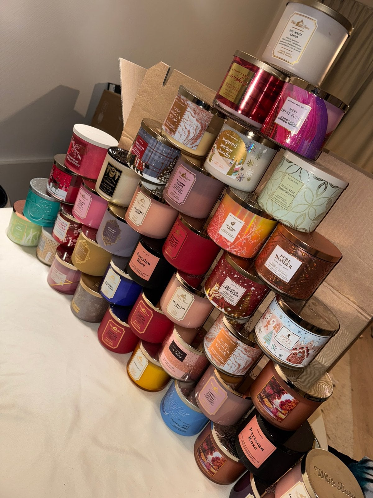 Bath and Bodyworks 3 Wick Candels TE KOOP!, Ophalen, Overige materialen, Nieuw, Kaars