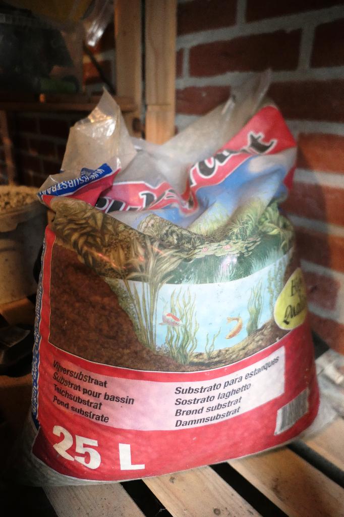 25 liter vijversubstraat, Tuin en Terras, Vijvers, Nieuw, Ophalen