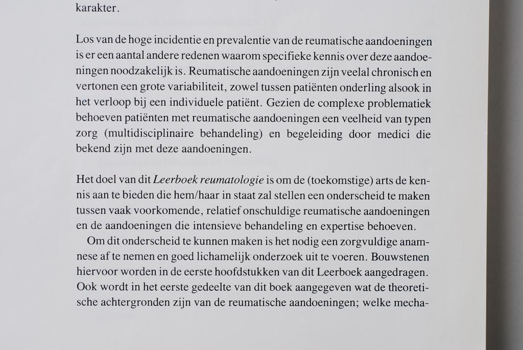 Leerboek reumatologie (1992), Boeken, Verzenden, Beta, Zo goed als nieuw, WO