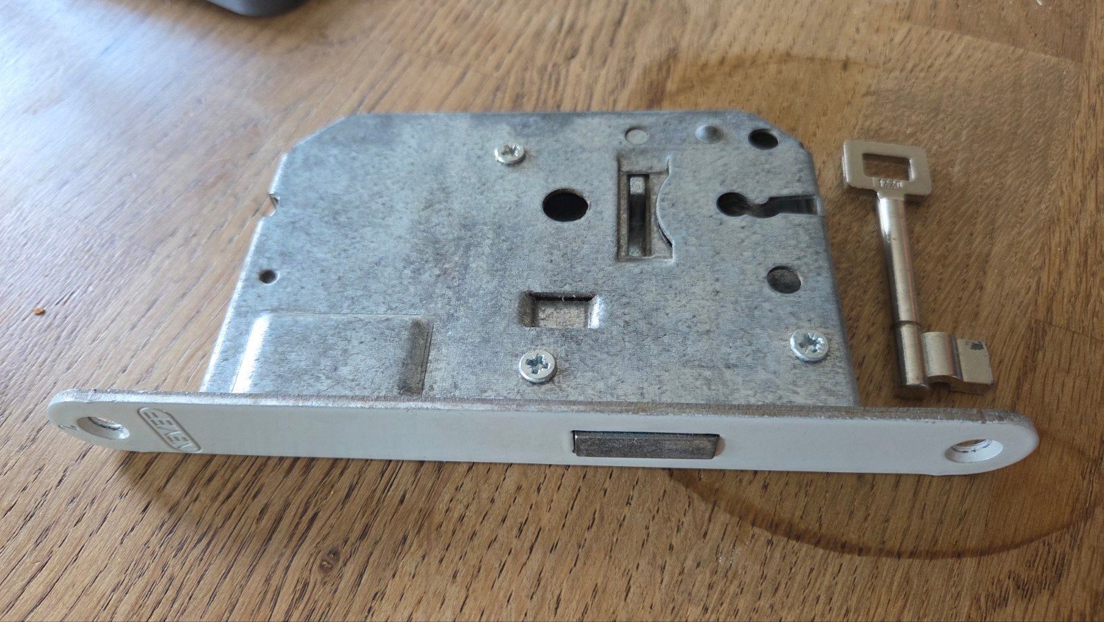 Nemef 1200 serie insteekslot (Doorn 50mm PC 55mm), Ophalen of Verzenden, Zo goed als nieuw, IJzer, Slot