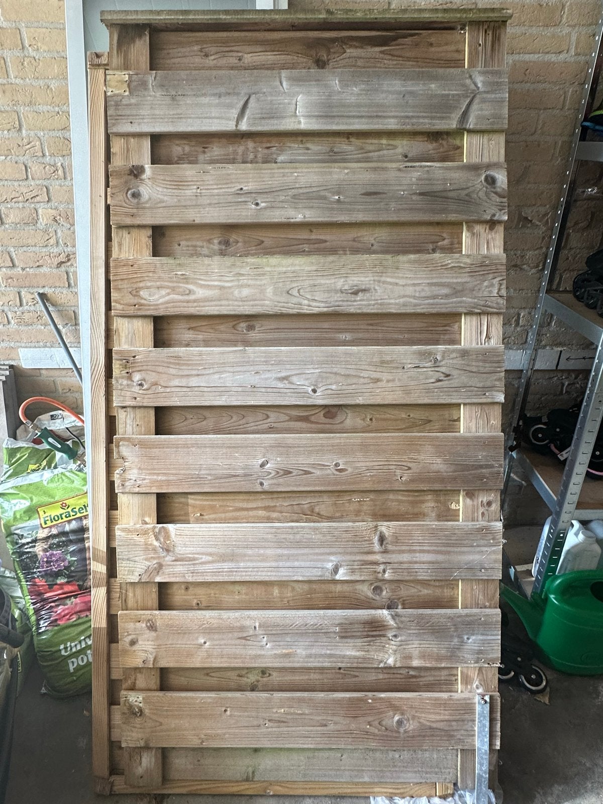 Halve schuttingpaneel 180x90 cm, Tuin en Terras, Schuttingen, Minder dan 3 meter, Ophalen of Verzenden, Hout, 1 tot 2 meter