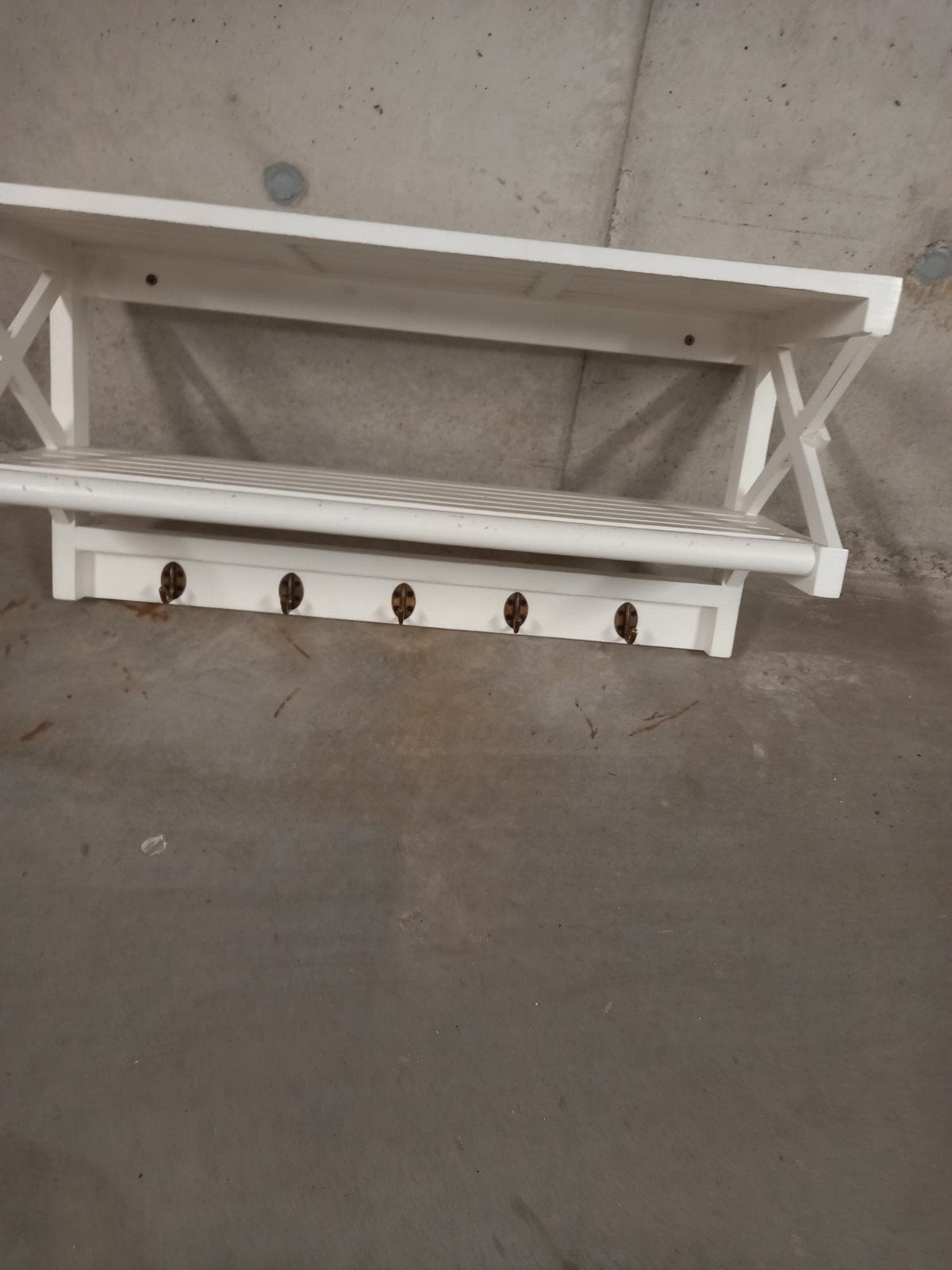 te koop witte kapstok, Huis en Inrichting, Zo goed als nieuw, Minder dan 100 cm, Hout, Ophalen