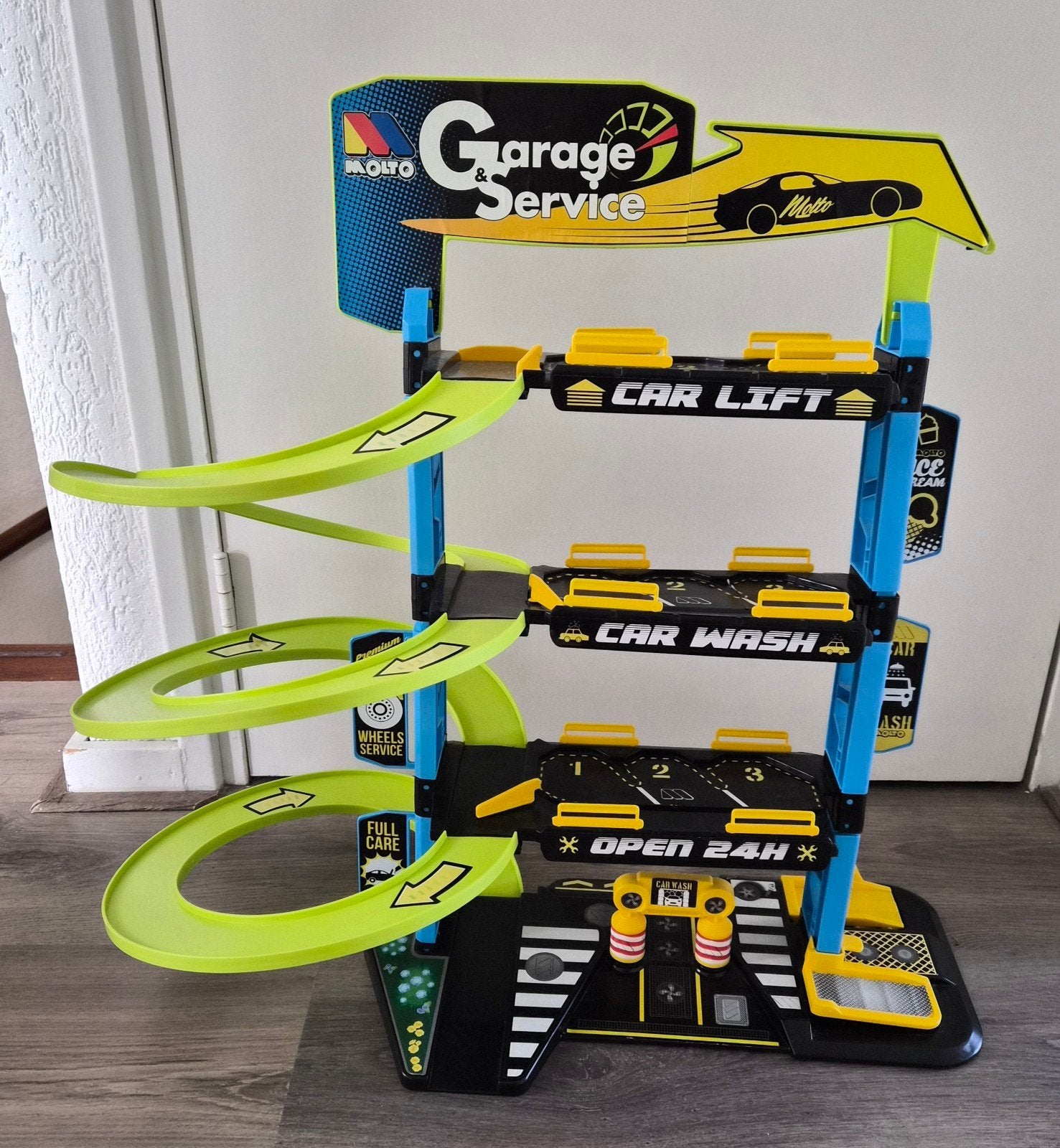 Molto Garage Service Racebaan - Zo goed als nieuw, Racebaan, Zelf te bouwen, Zo goed als nieuw, Handmatig
