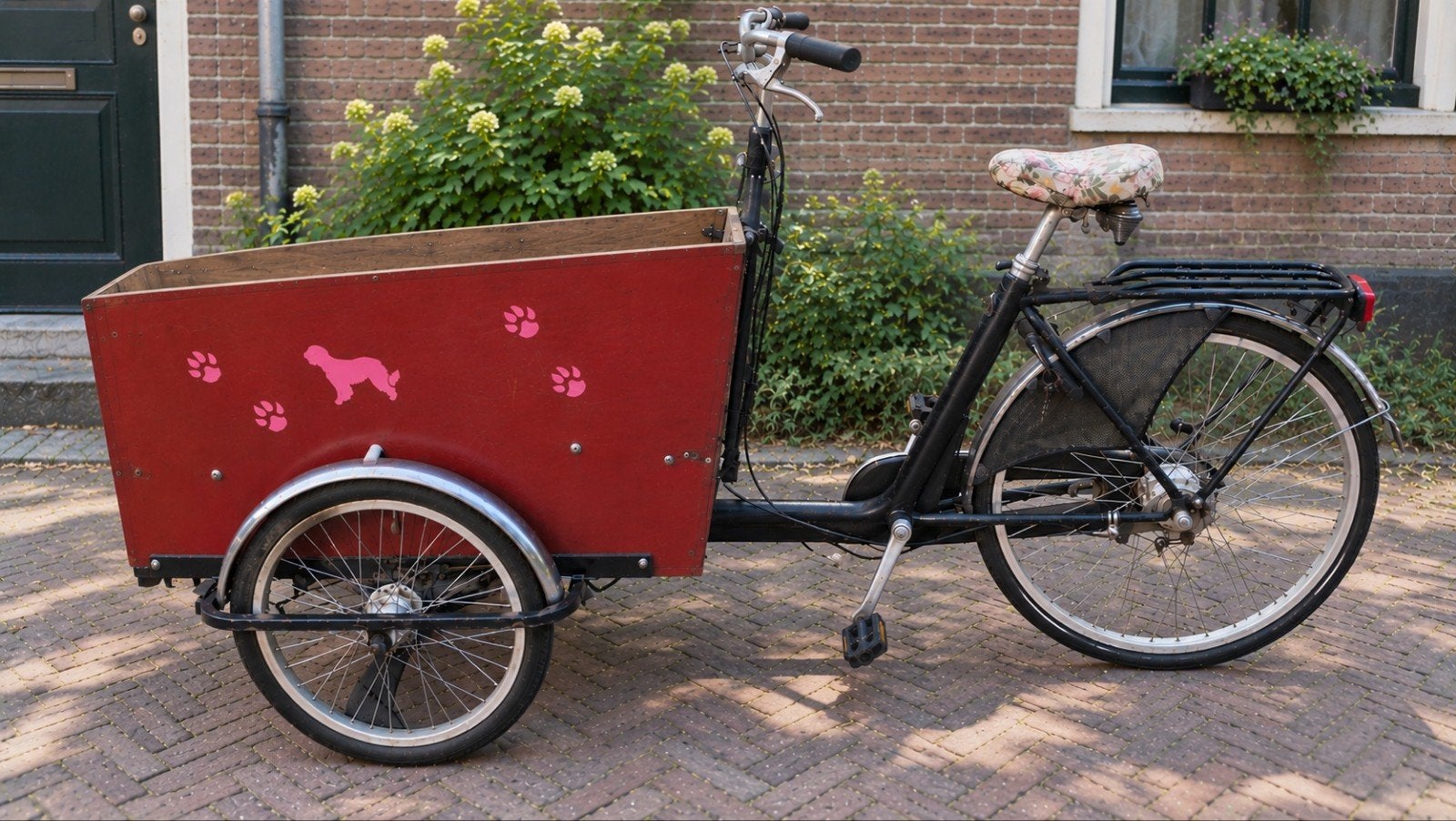 Hondenbakfiets te koop – 3 versnellingen, Ophalen of Verzenden, Gebruikt, Goederen