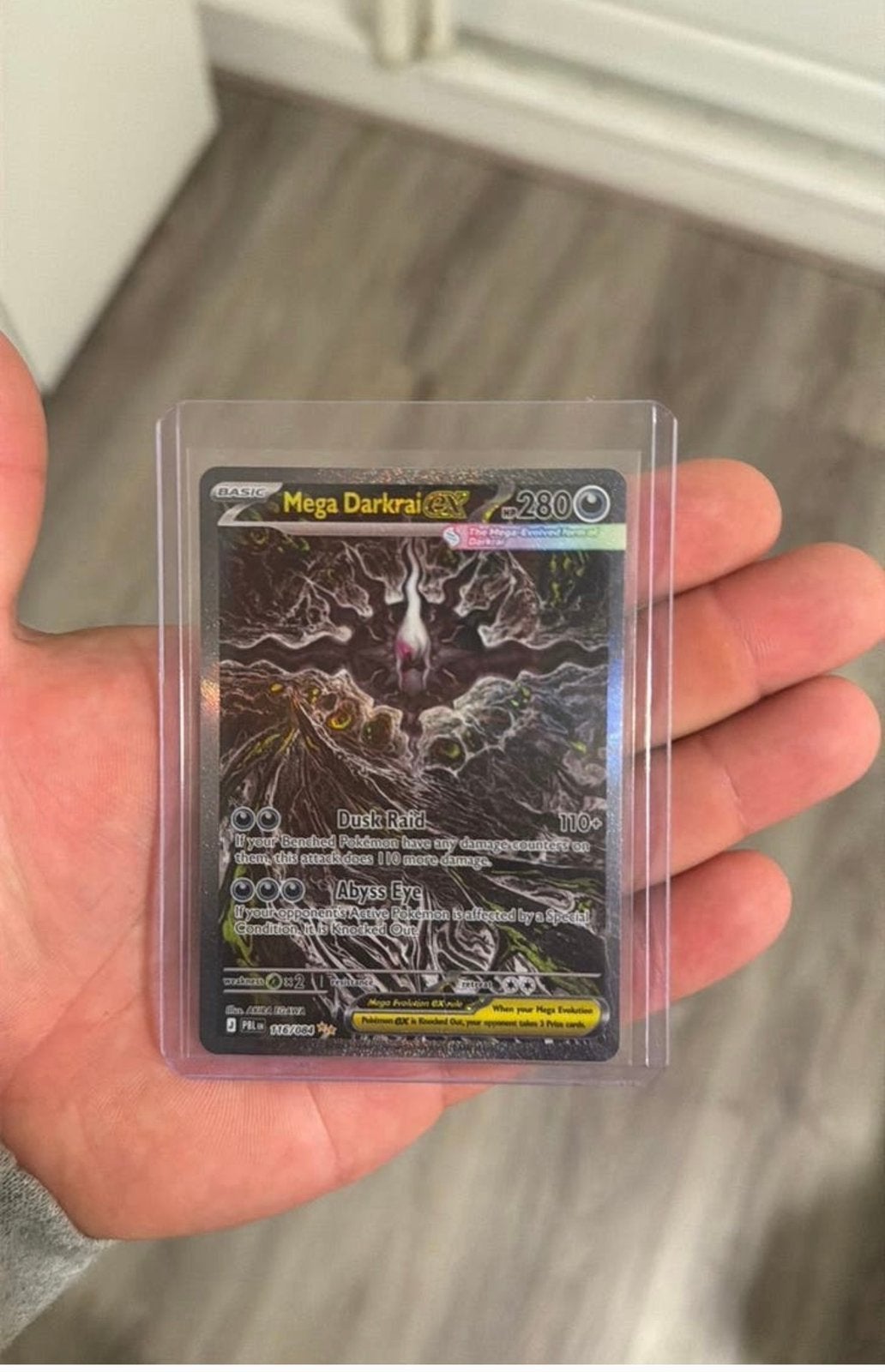 Mega Darkrai ex, Ophalen, Zo goed als nieuw