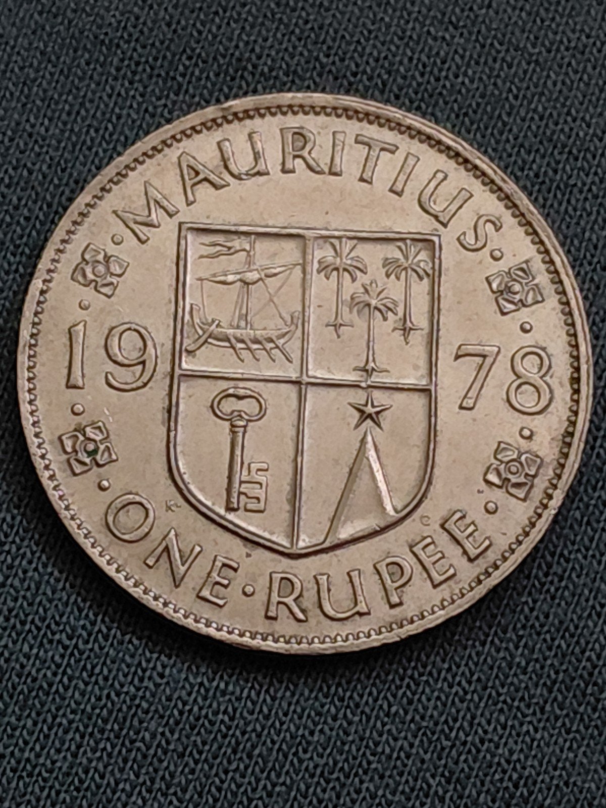 Mauritius 1 Rupee 1978 Elizabeth II, Verzenden, Overige landen, Losse munt