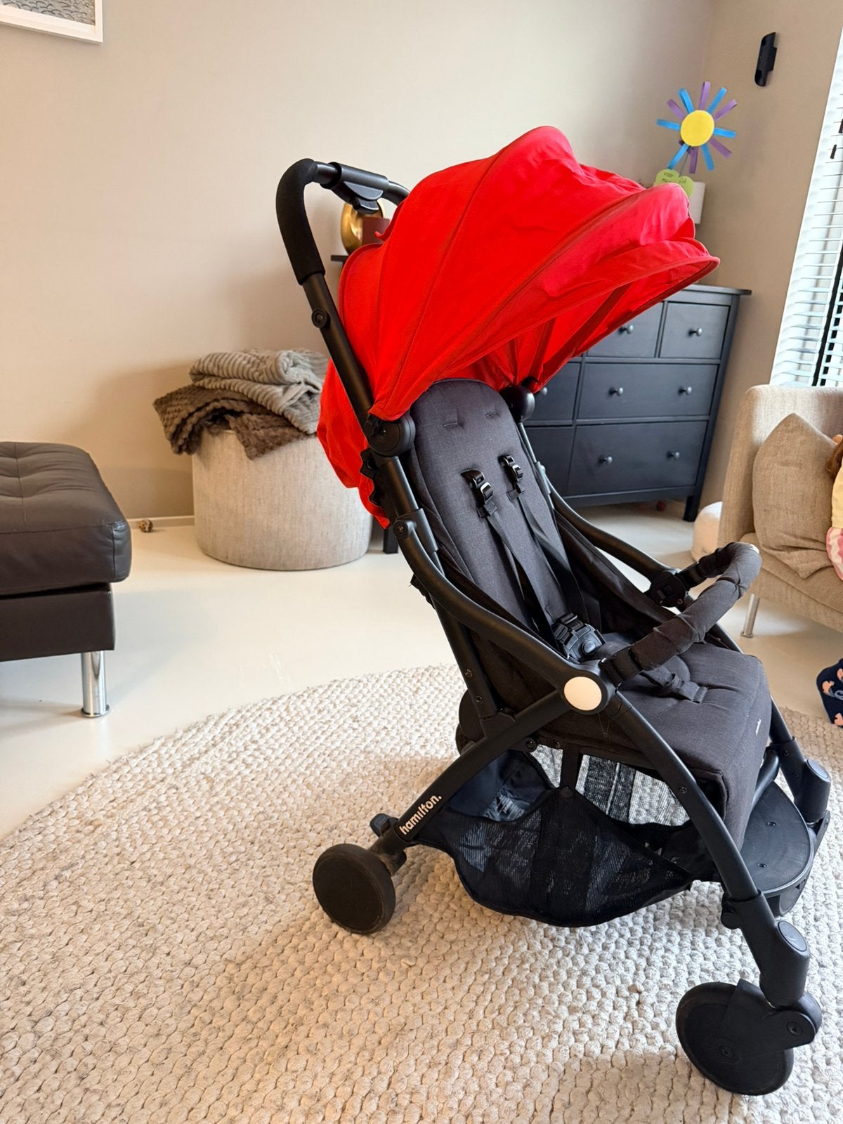 Hamilton buggy kinderwagen met reistas, Kinderen en Baby's, Ophalen, Gebruikt