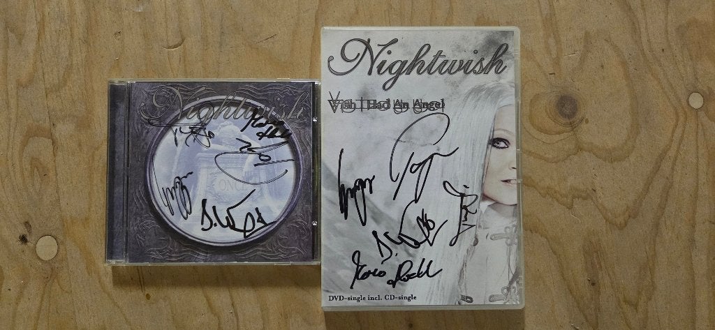 Nightwish - GESIGNEERDE CD/DVD, Gesigneerd, Ophalen of Verzenden, Zo goed als nieuw, Metal