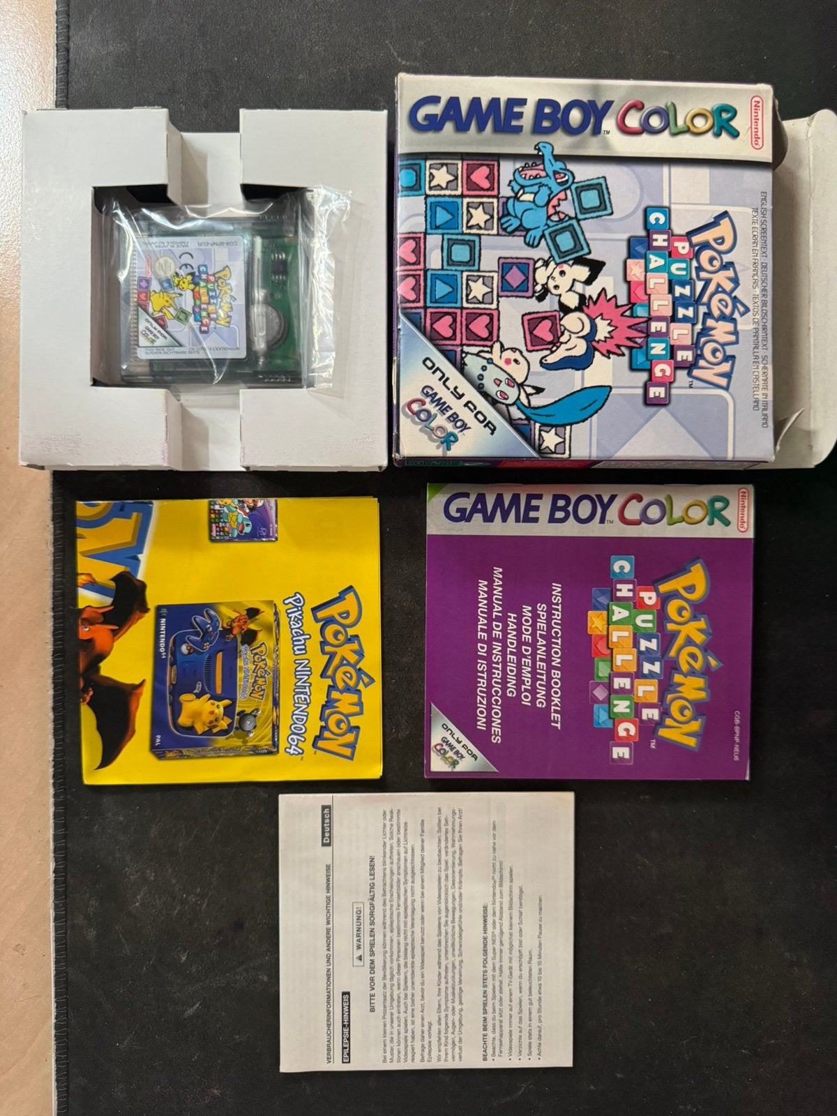 Pokemon puzzel challenge cib, Spelcomputers en Games, Games | Nintendo Game Boy, 1 speler, Ophalen of Verzenden, Zo goed als nieuw
