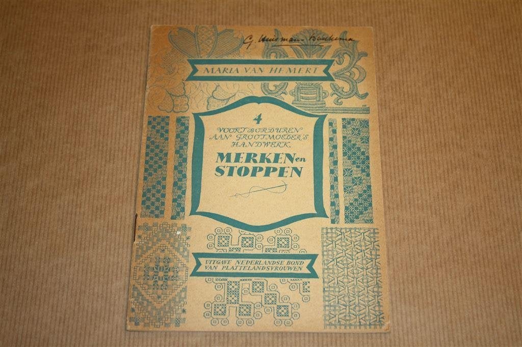 Handleiding Merken en Stoppen - Plattelandsvrouwen 1950 !!, Ophalen of Verzenden, Zo goed als nieuw