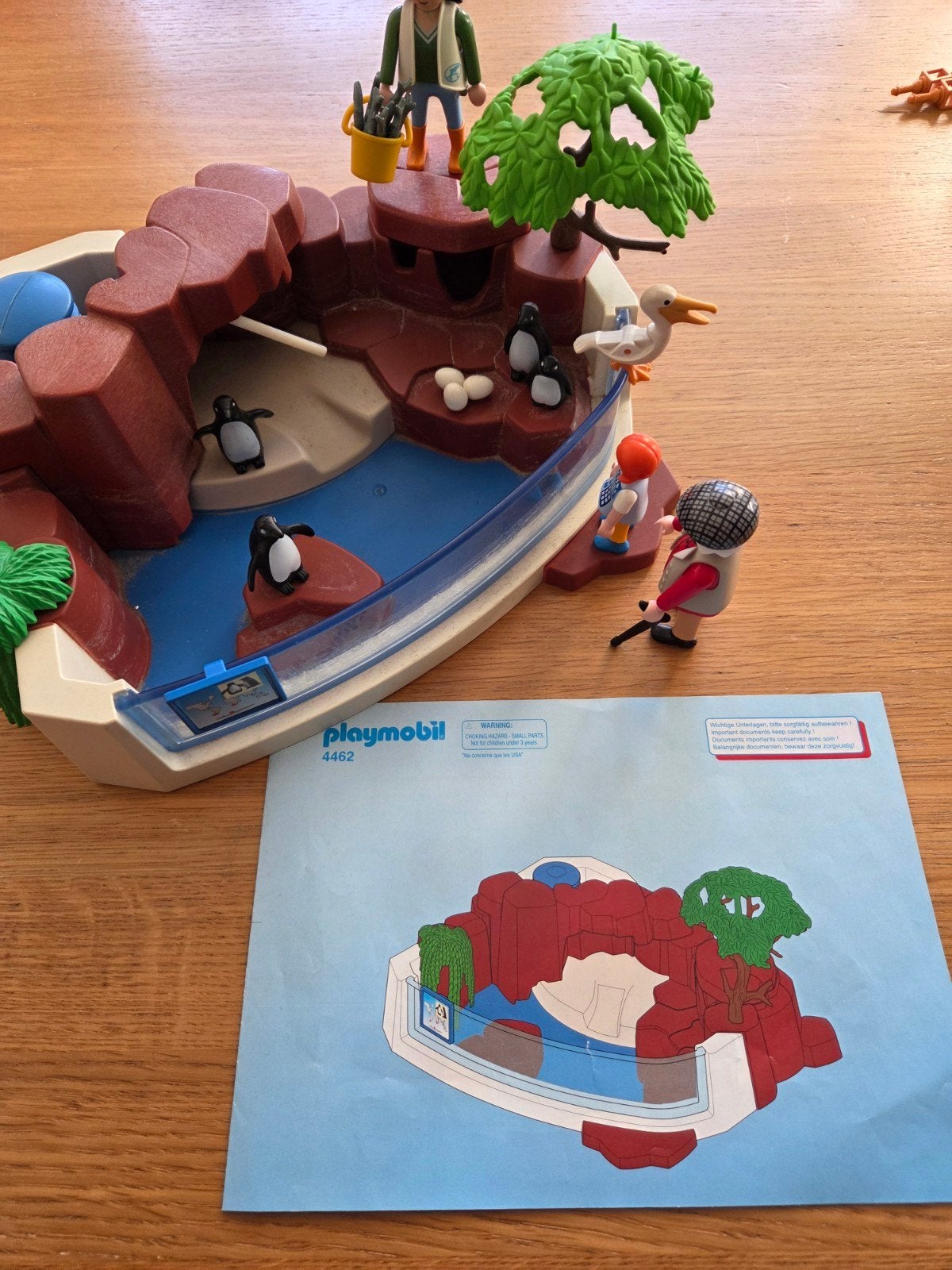 Playmobil Pinguïn bassin - set 4462, Gebruikt, Gebouw, Complete set, Ophalen of Verzenden