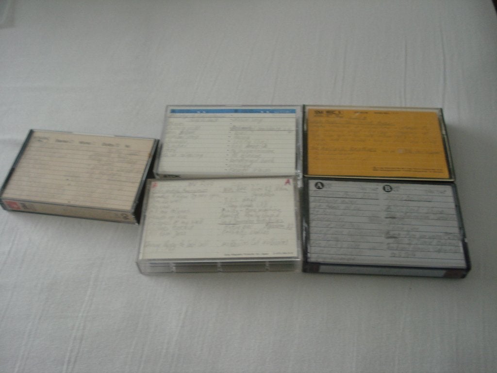5 x voorbespeelde CASSETTE, Gebruikt, 2 t/m 25 bandjes, Overige genres, Ophalen of Verzenden