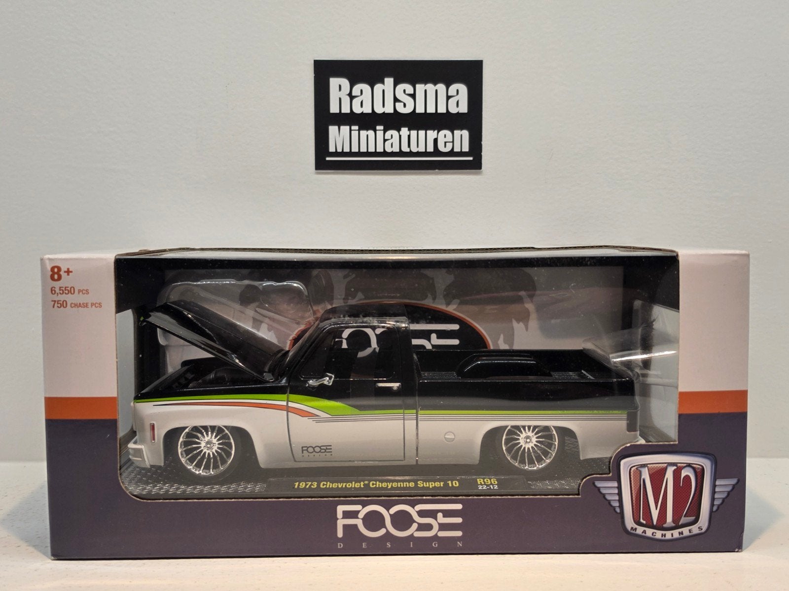 1973 CHEVROLET CHEYENNE SUPER 10 PICKUP "FOOSE" 1/24 M2, M2, Auto, Nieuw, Ophalen of Verzenden