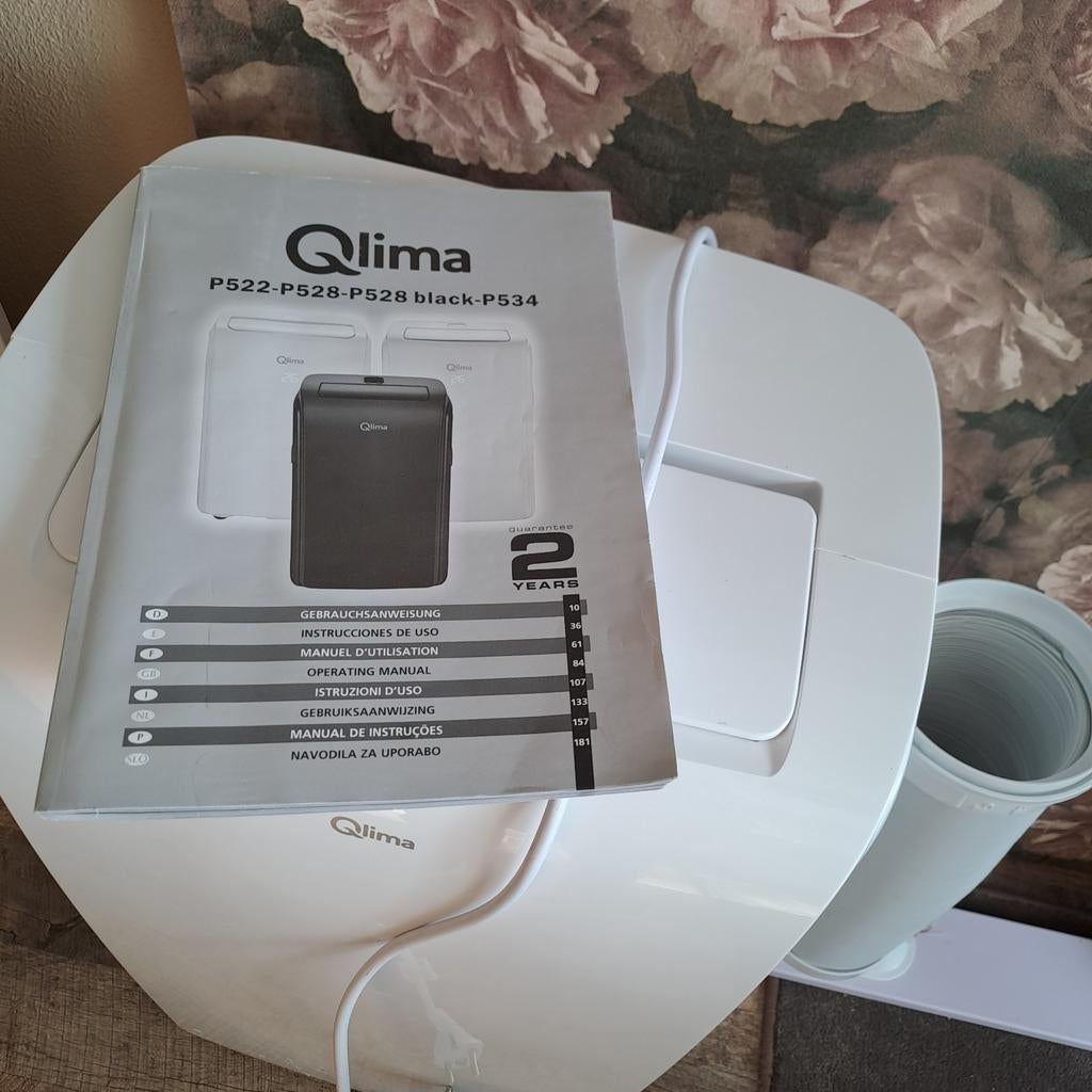 Qlima Mobiele Airco - in perfecte staat, Witgoed en Apparatuur, Airco's, Ophalen, 3 snelheden of meer, Zo goed als nieuw, Afstandsbediening