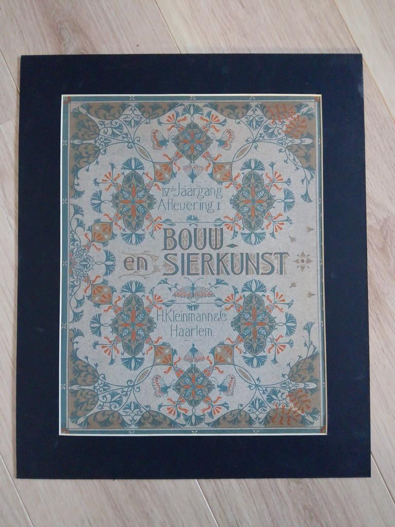 Bouw en Sierkunst - H. Kleinmann & Co Haarlem (1901), Rechthoekig Staand, A4 of kleiner, Ophalen of Verzenden, Zo goed als nieuw