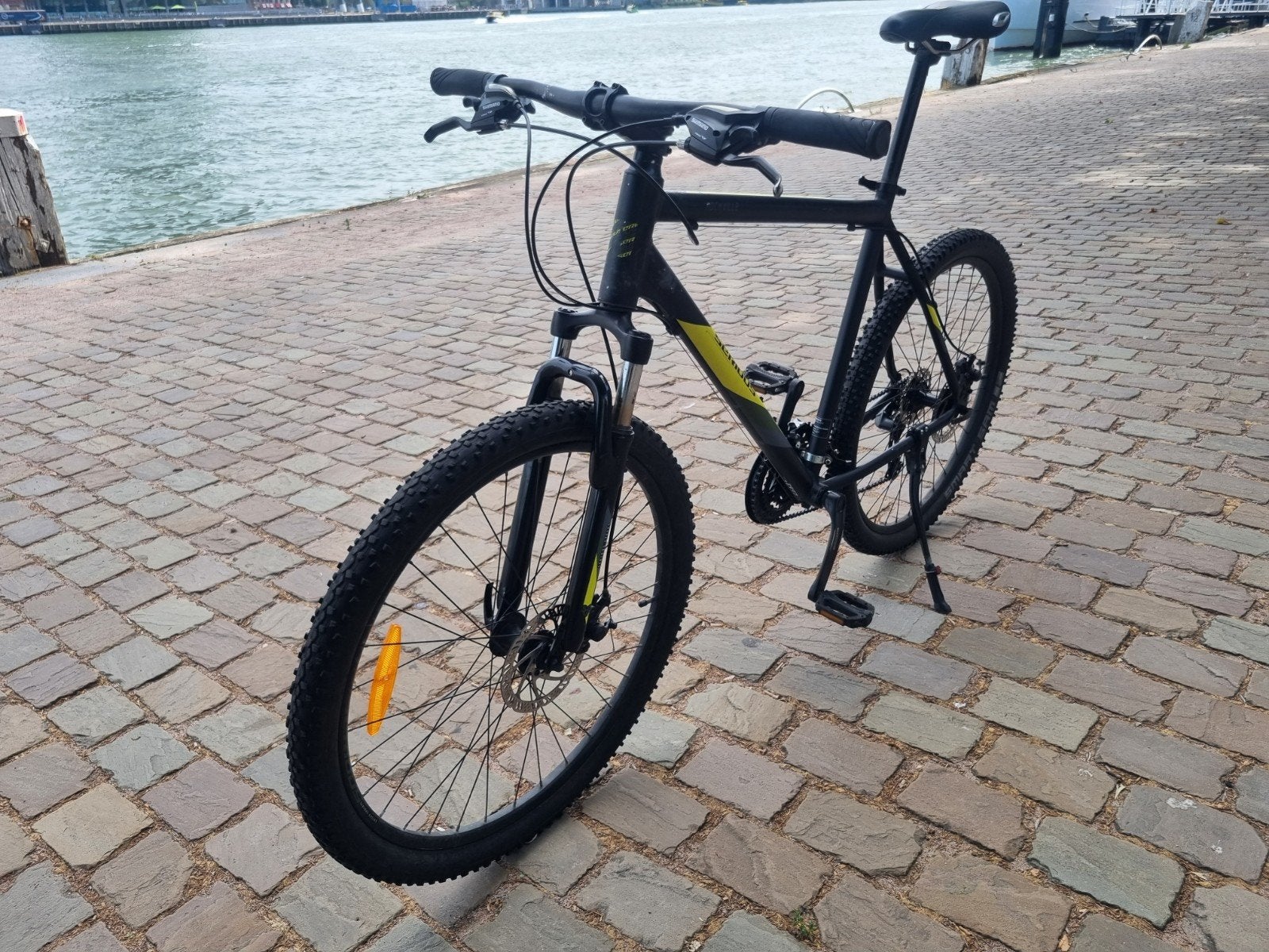 Mountainbike met schijfremmen, Fietsen en Brommers, Fietsen | Mountainbikes en ATB, Ophalen, Gebruikt, Overige merken