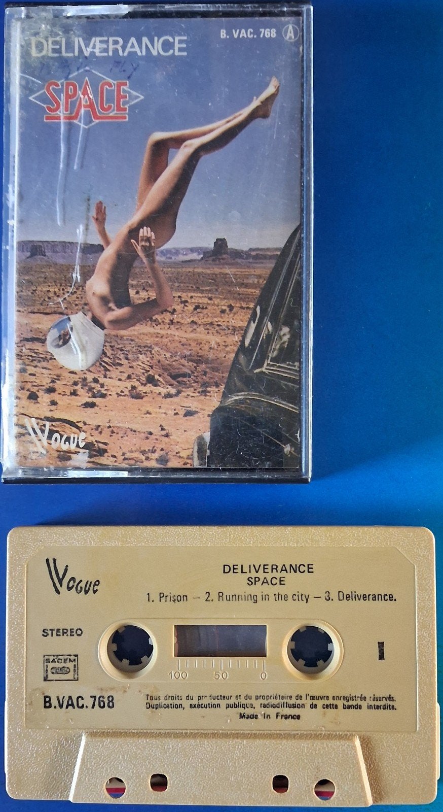 Deliverance , Space. 1977. Cassette bandje., Verzamelen, Ophalen, Gebruikt, Overige typen