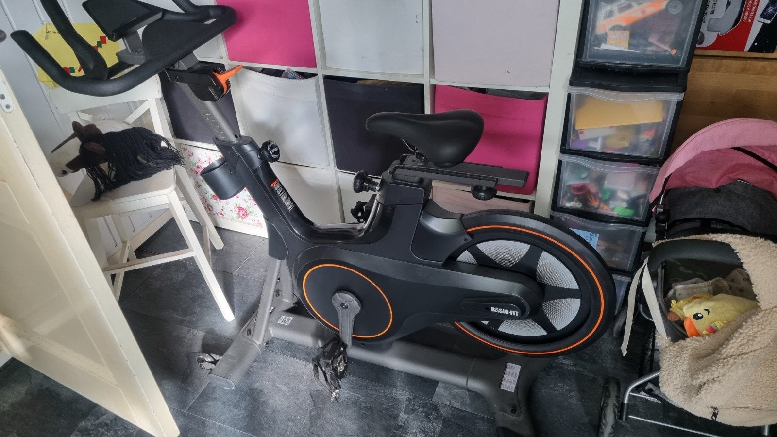 Fiets hometrainer MOET WEG, Ophalen of Verzenden, Zo goed als nieuw, Hometrainer