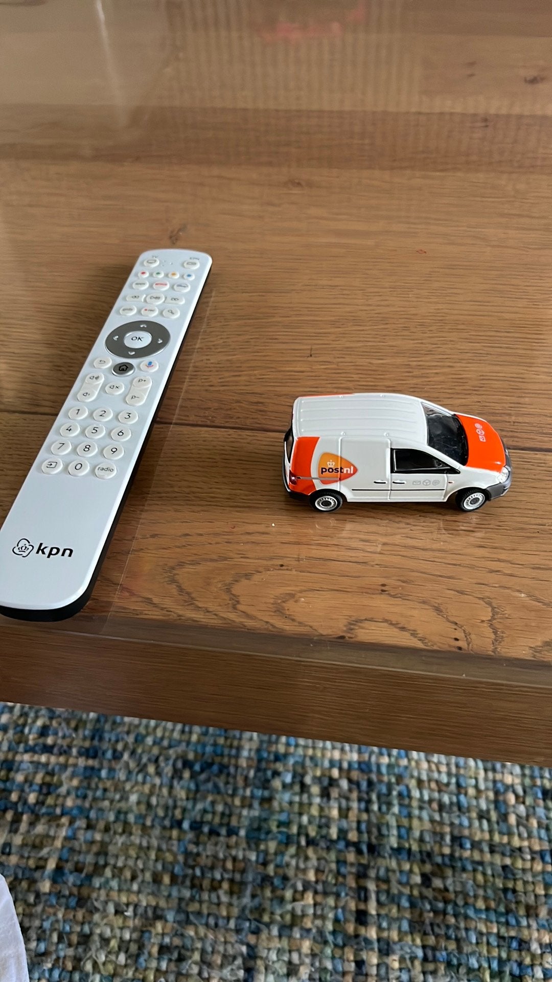 PostNL auto Vw caddy 1:50, Ophalen of Verzenden, Zo goed als nieuw, Bburago