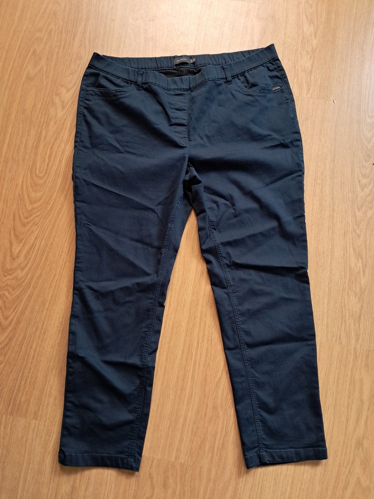 BRANDTEX donkerblauwe elastische broek maat 50, Blauw, BRANDTEX, Ophalen of Verzenden, Gedragen