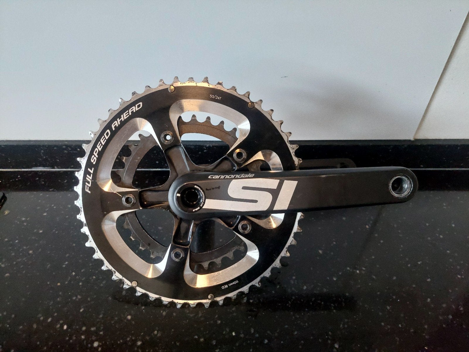 Cannondale Hollowgram SI Crankstel BB30 50/34t, Crankstel of Pedalen, Gebruikt, Racefiets, Ophalen of Verzenden