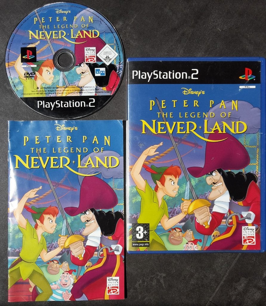 PS2 - Peter Pan The Legend Of Never Land - Disney, Avontuur en Actie, 1 speler, Ophalen of Verzenden, Zo goed als nieuw