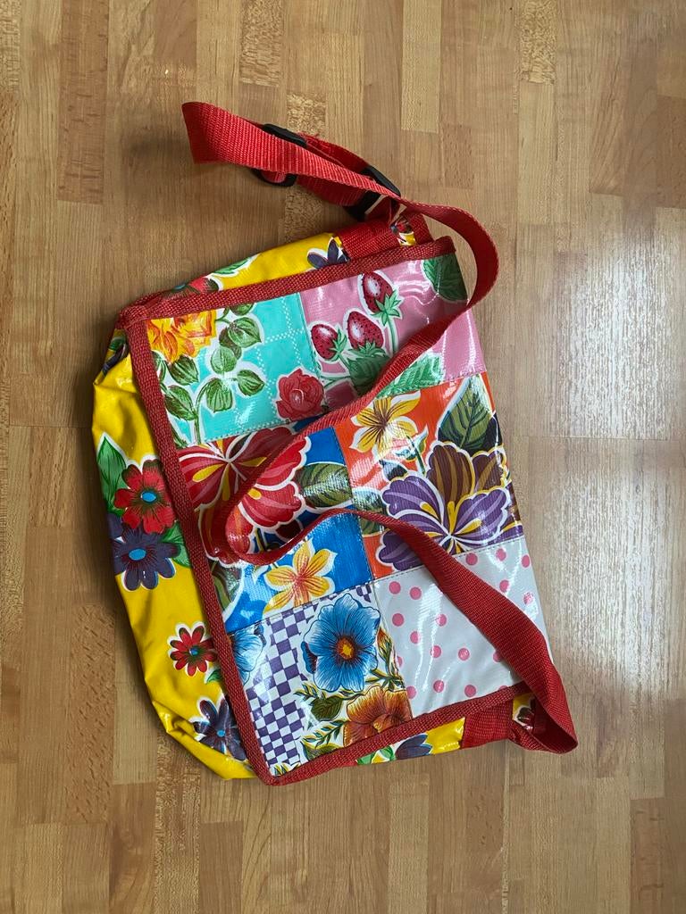 Kitsch Kitchen Tas - Kleurrijke Patchwork Schoudertas, Ophalen, Gebruikt, Overige kleuren, Overige merken