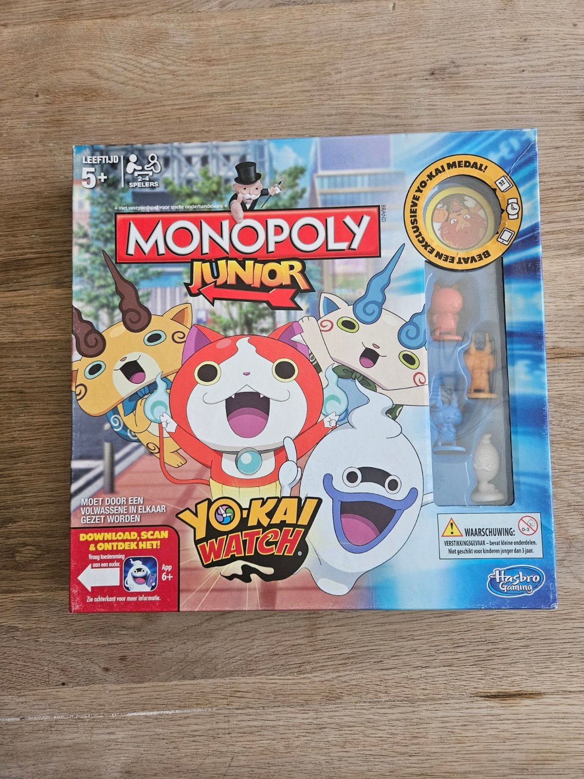 Monopoly Junior Yo-Kai Watch Bordspel - Zo goed als nieuw, Een of twee spelers, Ophalen of Verzenden, Zo goed als nieuw, Hasbro Gaming