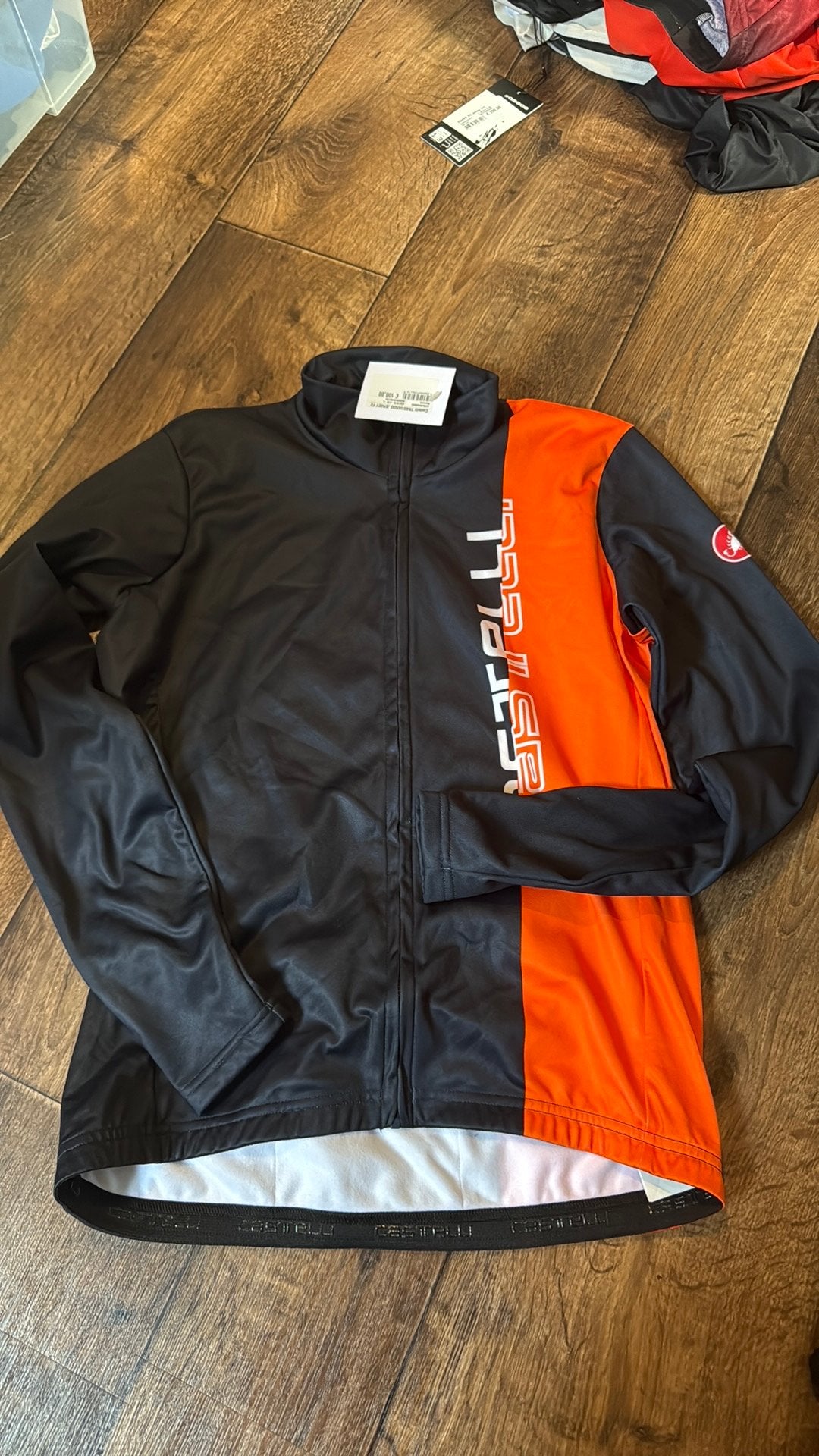 Castelli heren wielerjack nieuw maat L, Fietsen en Brommers, N, Nieuw, Ophalen of Verzenden, N