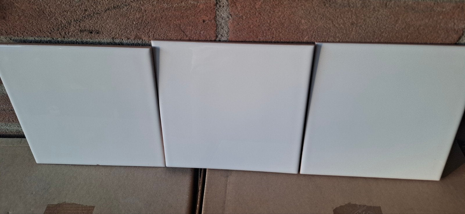 Nieuwe witte wandtegels - 15x15 cm - Keramiek, Ophalen