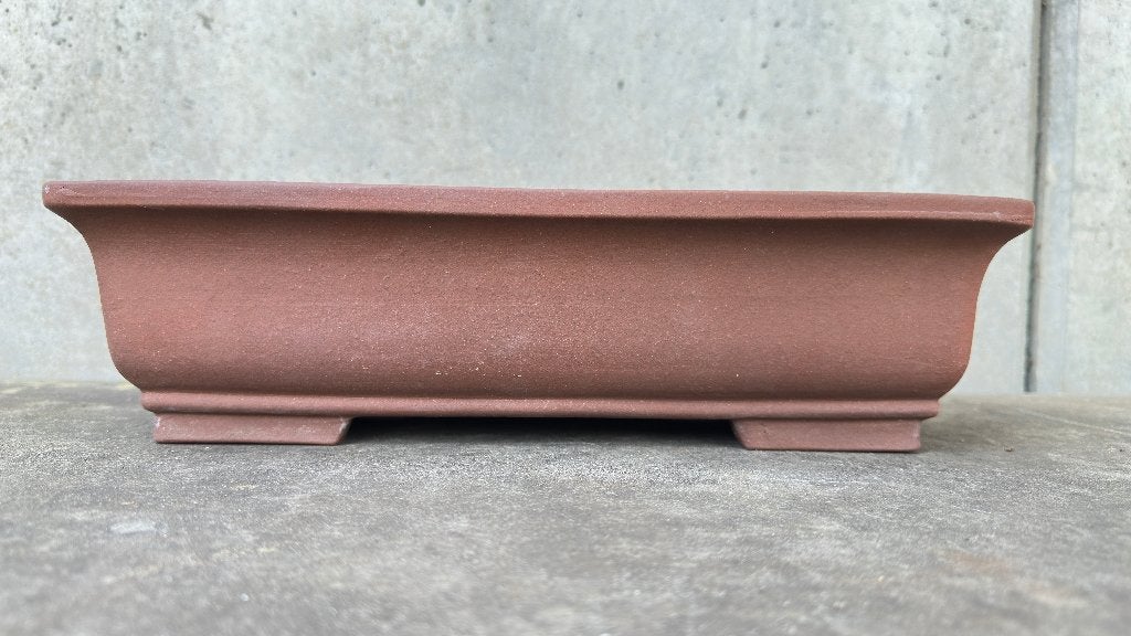 YiXing China | Bonsai schaal pot 34x24,5x9cm (5*), Rond, Ophalen of Verzenden, Zo goed als nieuw, Aardewerk