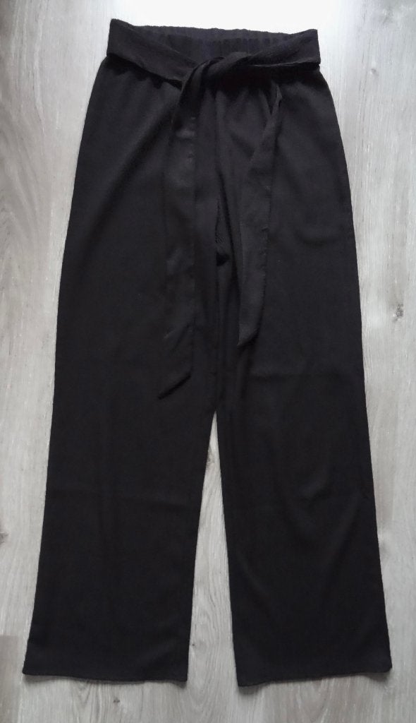Mooie wijde zwarte luchtige broek maat S, Zwart, Ophalen of Verzenden, Maat 36 (S), Lang