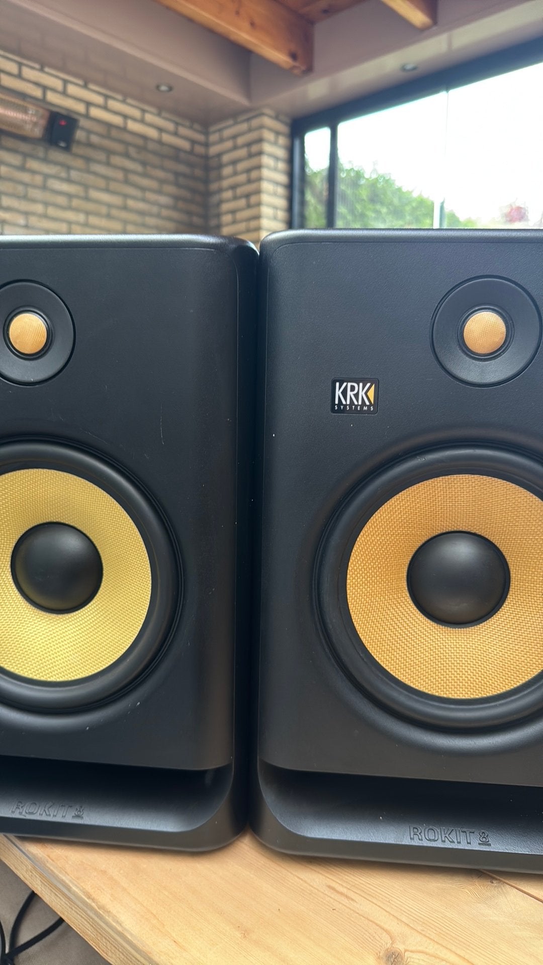 KRK Rokit 8 G4 studiomonitoren, Overige merken, Gebruikt, Ophalen of Verzenden, 120 watt of meer