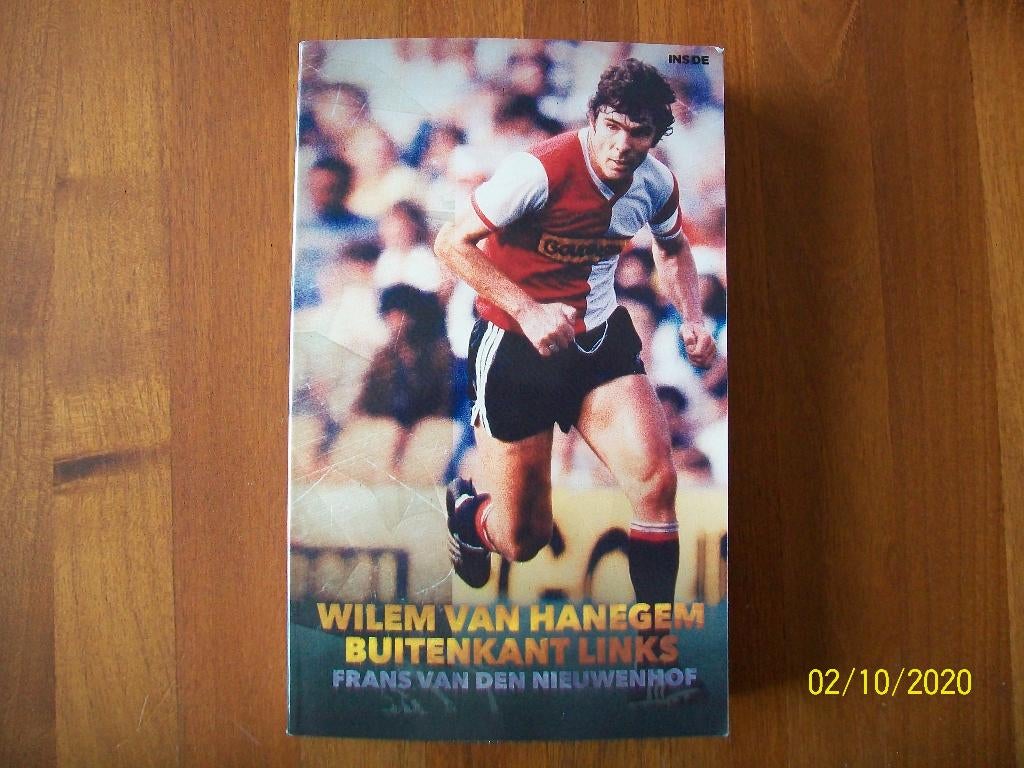 Willem van Hanegem - Buitenkant Links (van den Nieuwenhof), Verzamelen, Verzenden, Zo goed als nieuw, Feyenoord, Boek of Tijdschrift