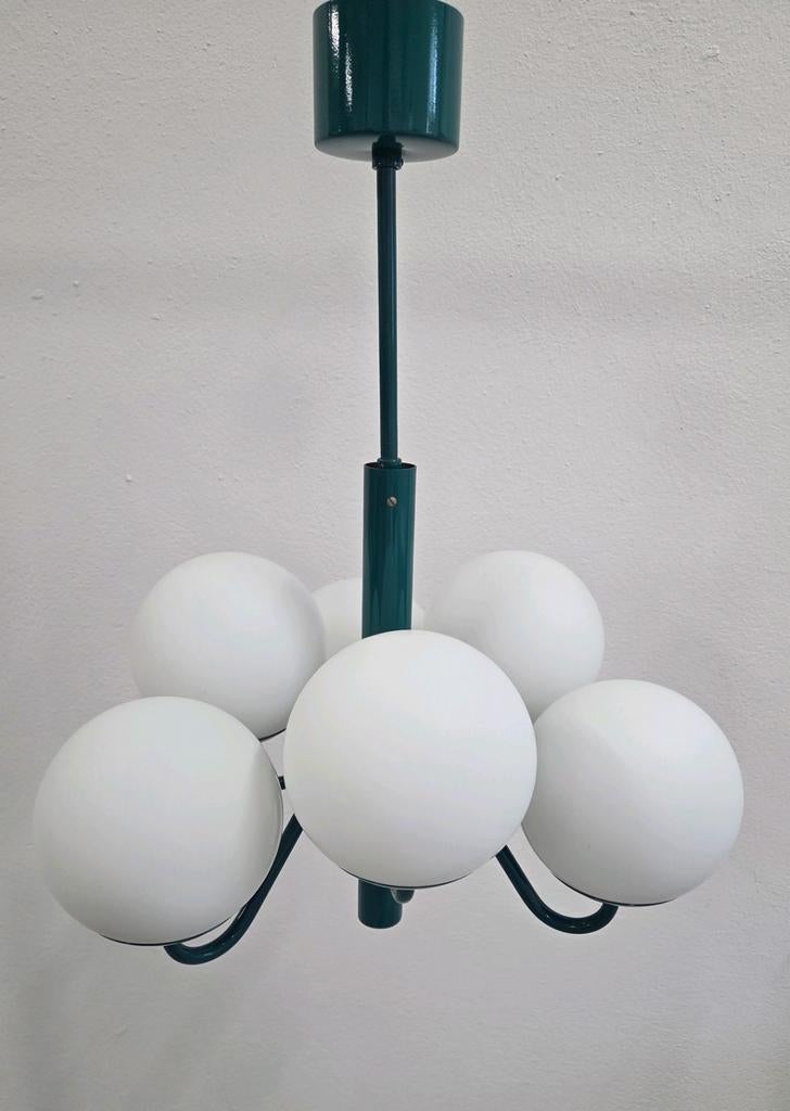 Kaiser Leuchten Sputnik Space Age Design 6-armig jaren 60, Ophalen, Minder dan 50 cm