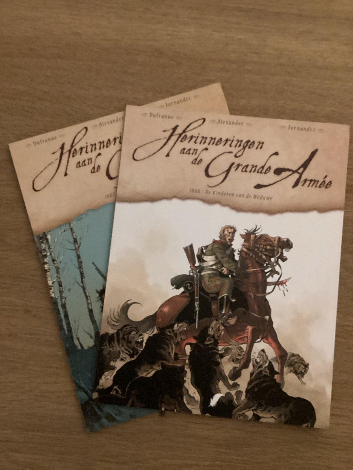 Herinneringen aan de Grande Armée - Deel 1 en 2, Boeken, Meerdere stripboeken, Ophalen of Verzenden, Zo goed als nieuw