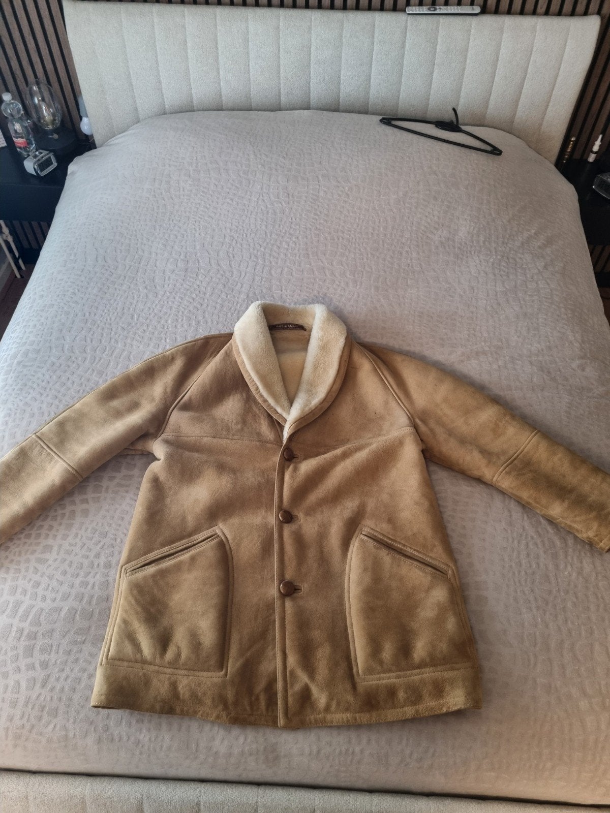 lammy coat heren, Ophalen of Verzenden, Zo goed als nieuw, Maat 56/58 (XL), Bruin