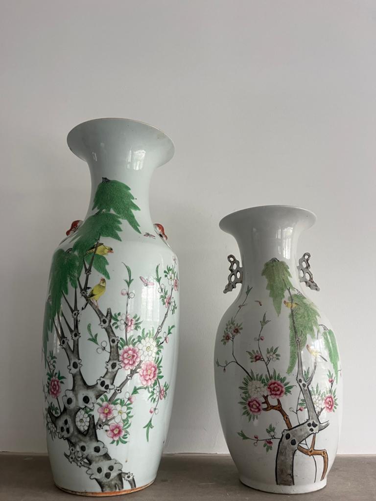 2 antieke chinese vazen, Ophalen of Verzenden