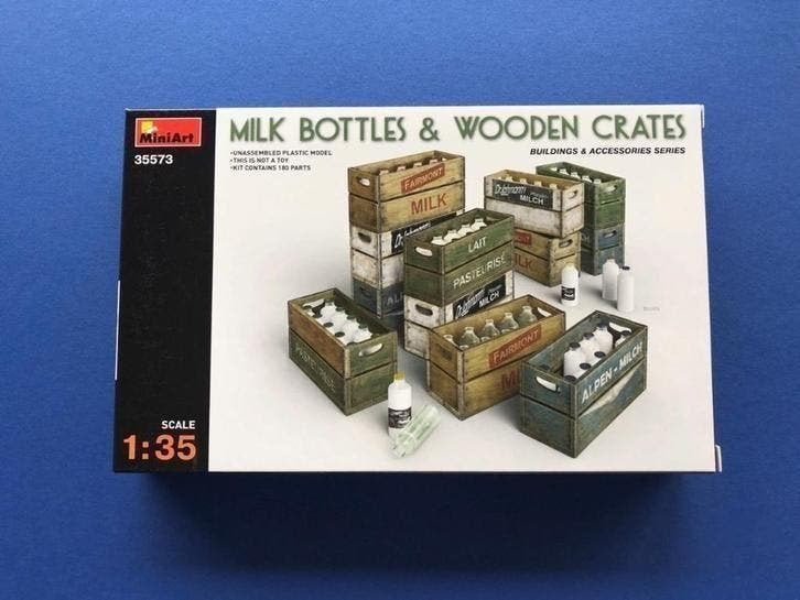 MiniArt 35573 Milk Bottles 1/35, Ophalen of Verzenden, Nieuw, 1:35 tot 1:50