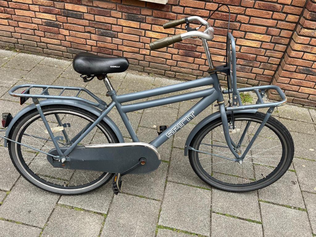Spirit kinderen transportfiets - met voor- en achterdrager, Ophalen, Zo goed als nieuw