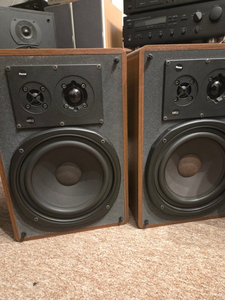 Magnat MIG-Ribbon 2 speakers, Ophalen, Magnat, Zo goed als nieuw, 60 tot 120 watt