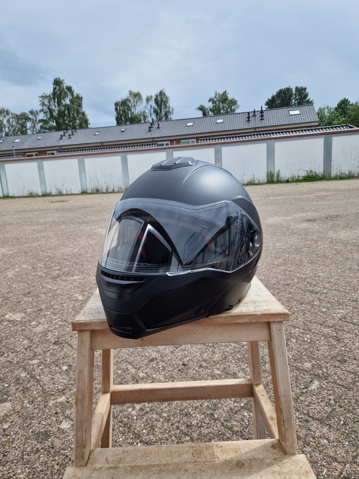 Crivit Systeemhelm - Nieuw in doos met extra vizier, Motoren, Kleding | Motorhelmen, Overige merken, Systeemhelm, Heren, Ophalen of Verzenden