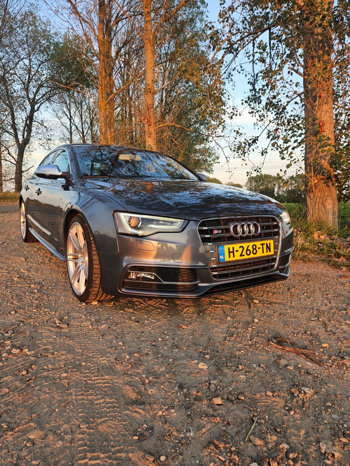 Audi S5 3.0 Tfsi Sportback Quattro S-tr 2012 Grijs, Auto's, Audi, Automaat, Zwart, 2995 cc, Leder