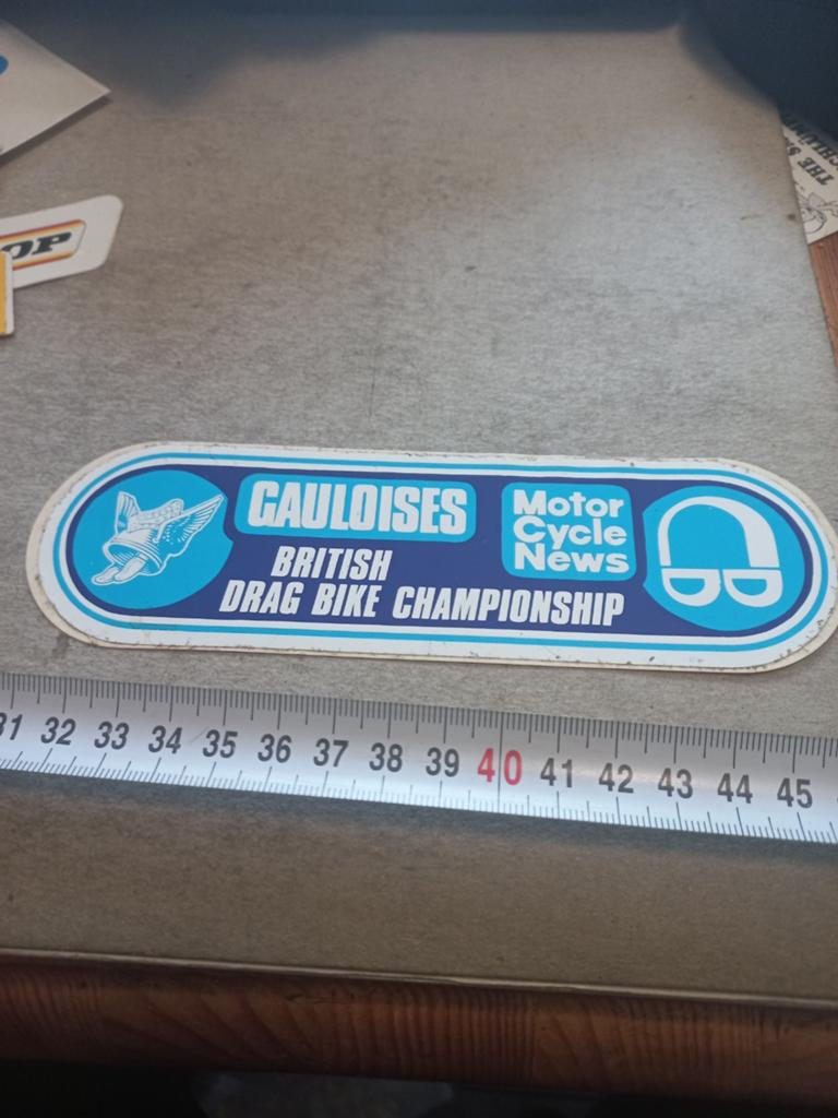 Gauloises british drag bike championship, Ophalen of Verzenden, Zo goed als nieuw