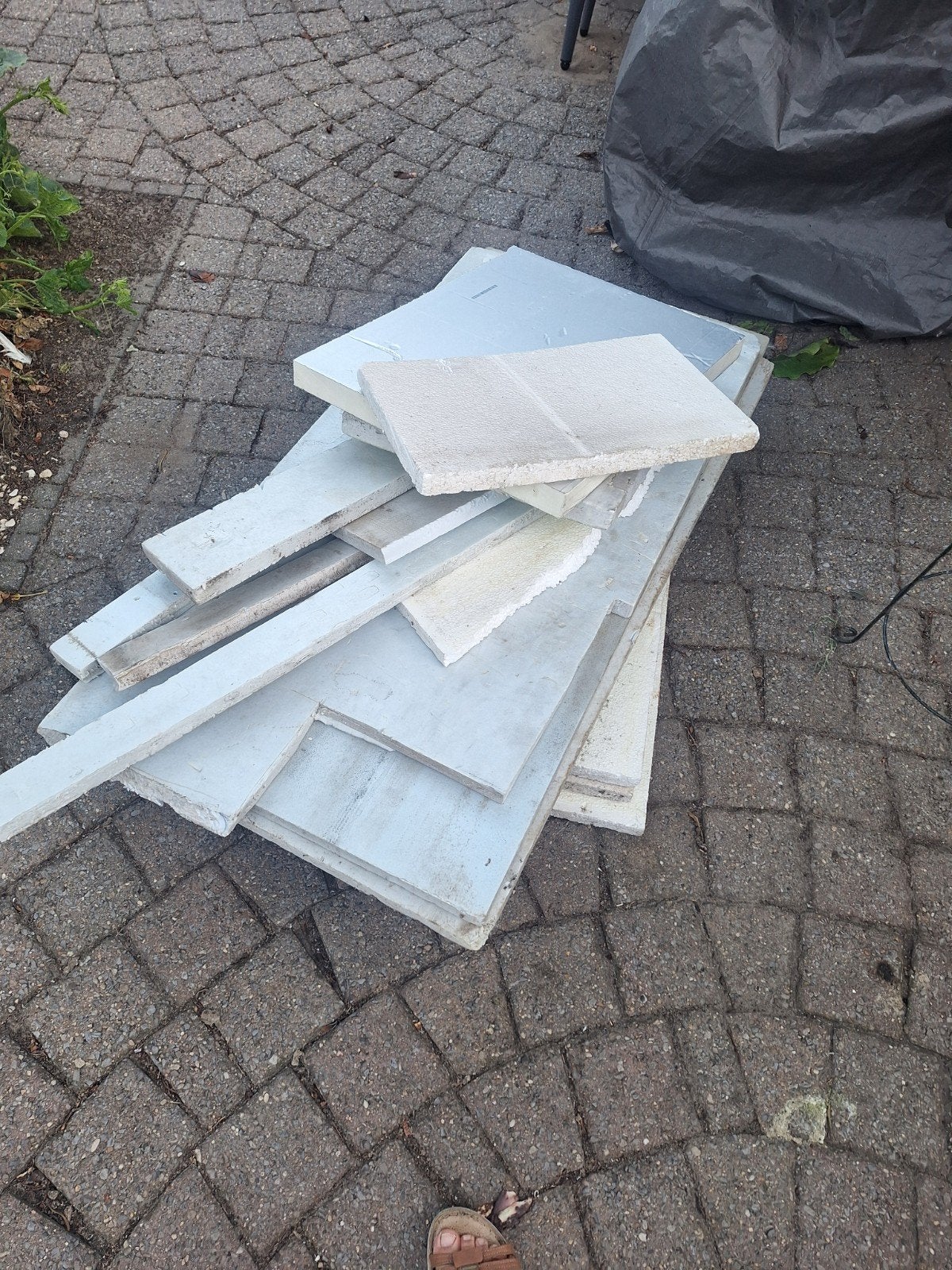 Restant isolatiemateriaal, Ophalen, Gebruikt, Minder dan 4 cm