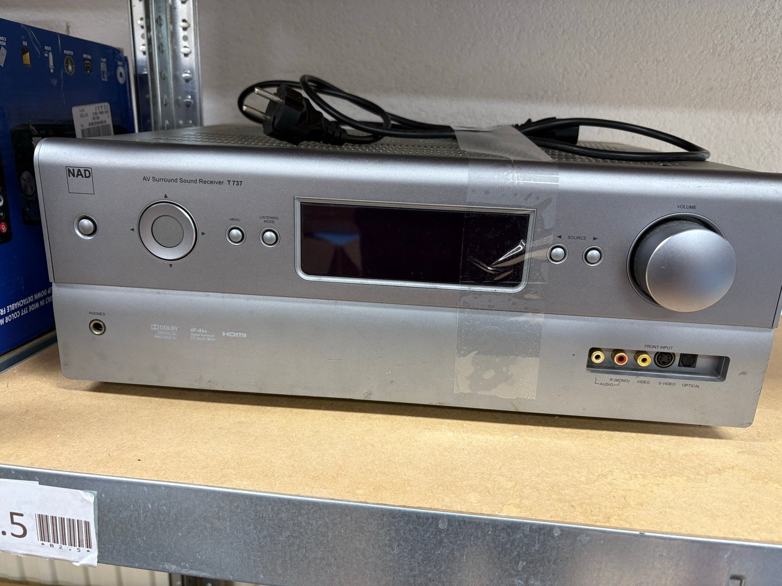 NAD T 737 AV Surround Sound Receiver, Overige merken, Ophalen of Verzenden, 120 watt of meer, Gebruikt